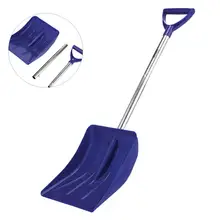 Лопата для снега пластиковый инструмент для удаления снега с ручкой из алюминиевого сплава Складная лопата для снега для кемпинга на открытом воздухе