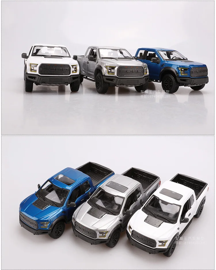 1:24 высокое моделирование Ford F150 пикап сплава Модель автомобиля игрушки для детей Подарки