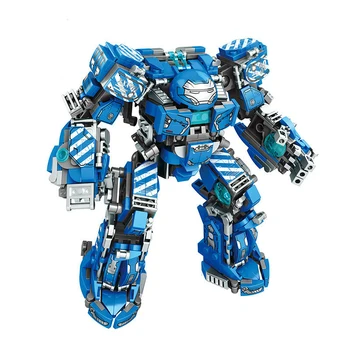 

602PCS Blocks Toys Iron Man Anime figures Model Infinity War Machine Super Heroes Building Blocks For Children Toys Gifts