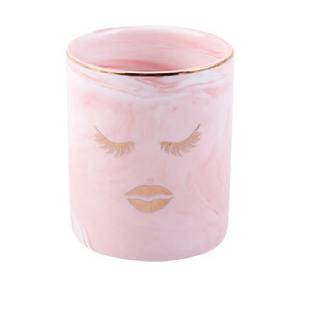 Tank Make Up Box Holder Home Car Pen Decoration Gifts Office Nordic Style Brushes Organizer Ceramics Cosmetic Space Saving - Цвет: D