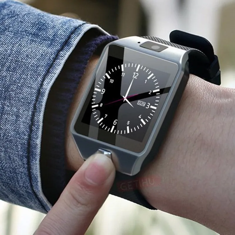  Mens Sports Smartwatch DZ09 Android Phone Call Bluetooth Smart Watch Relogio 2G GSM SIM TF Card Cam - 4000166952741