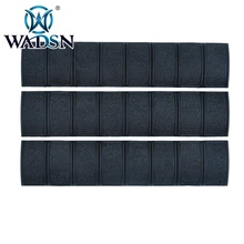 WADSN 3 шт./упак. 6,2" клетчатый рельсовый Чехол черный темно-Земля Листва Зеленый Handguard 20 мм Weaver Picatiny Rail аксессуары WEX320