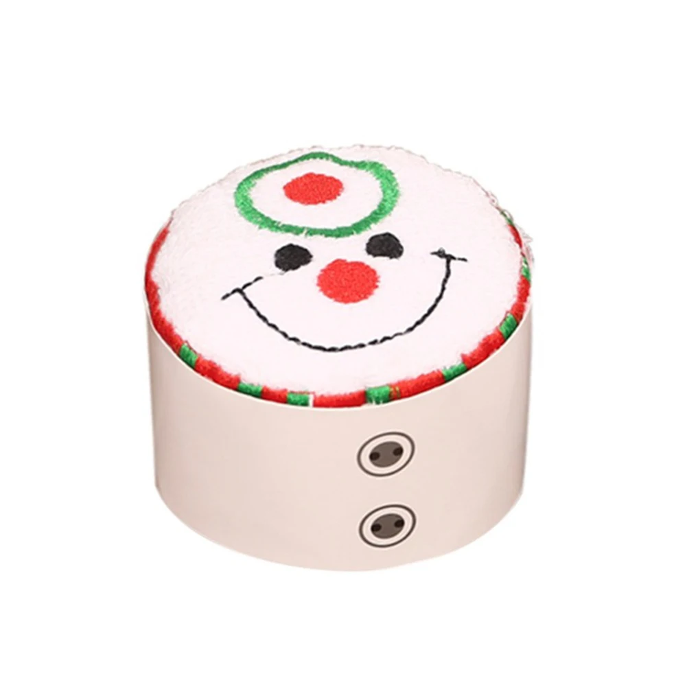Snowman Праздничный торт моделирование Хлопковое полотенце Санта полотенце со снеговиком подарки на Рождество TUE88 - Color: Snowman