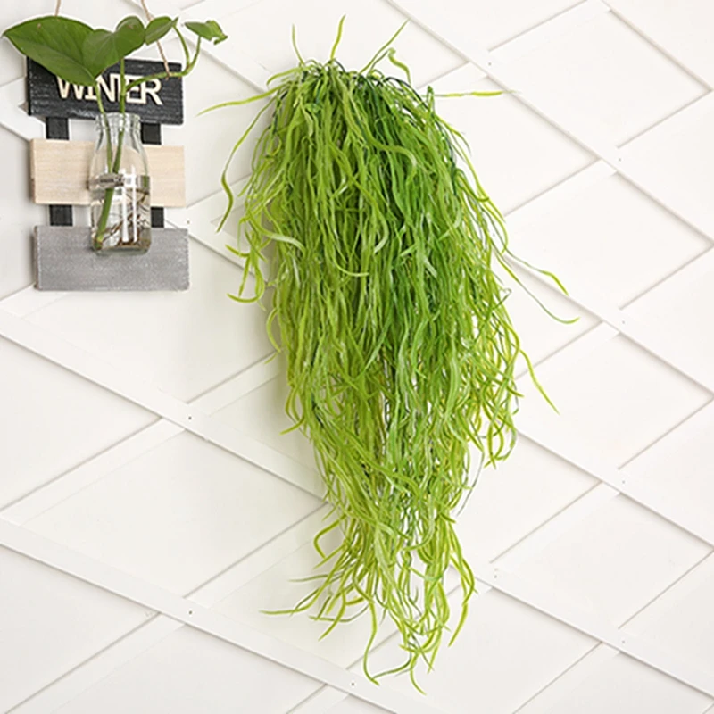 Имитация нового растения настенный подвесной ротанговый красно хвостый лист ивы