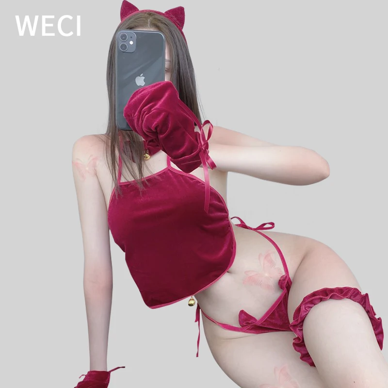 Weci Cow Cosplay Crazy Excitement Cats Lingerie Cute Erotic Woman Outfits Sex Pig Costumes Furry Suit For Of Adult 18 Plus Women - Sexy Costumes