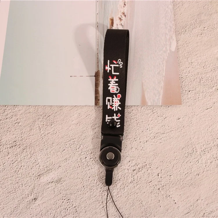[Busy Making Money Lanyard] Phone Case DIY-in-Lanyard Rotatable Disassembly Lanyard Versatile Halter Hanging