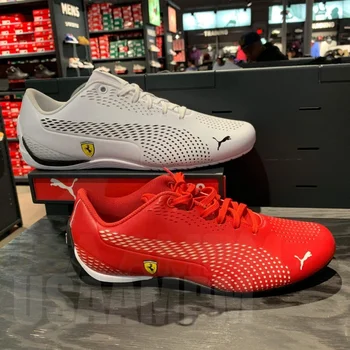 

2020 Original PUMAX Men LACE-UP Ferrarimotorcycle Future Cat 5 Racing Series Shoes Leather men's Sneakers Outdoor sport Shoes