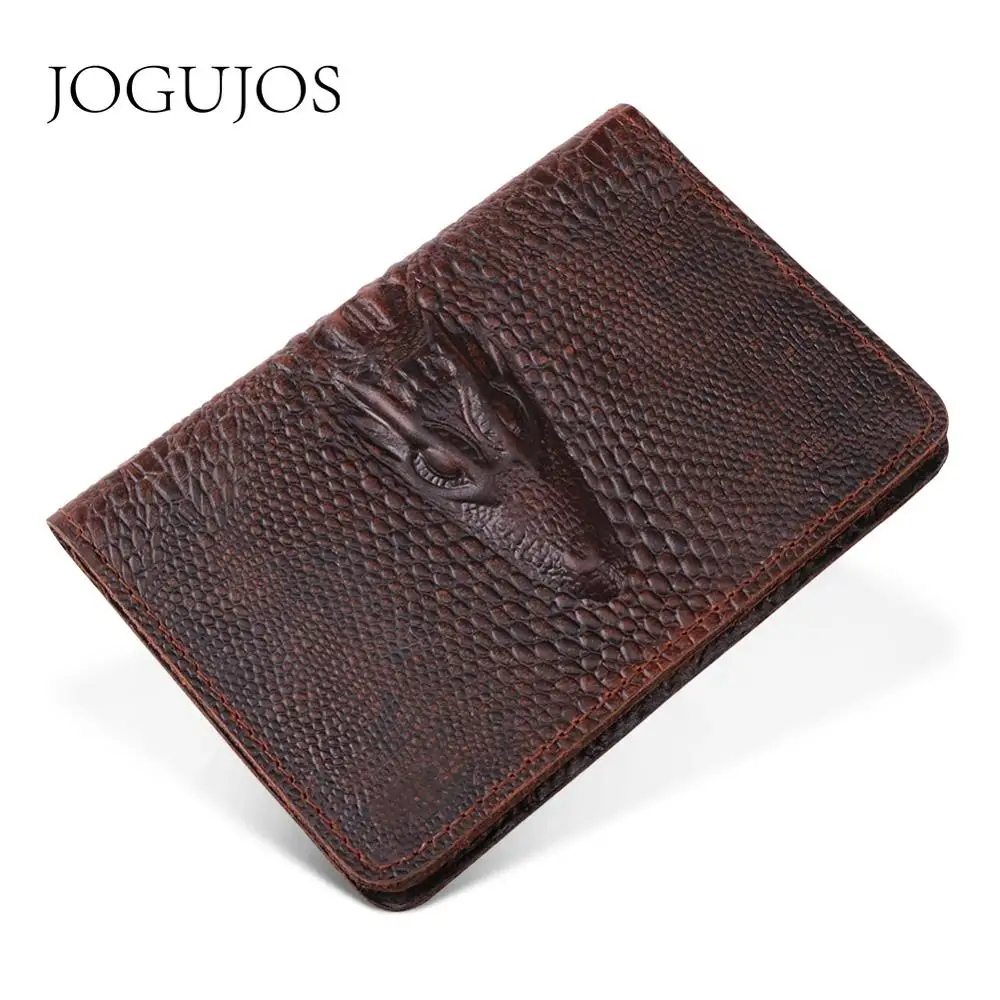 

JOGUJOS New Designer Unisex Crocodile Pattern Passport Cover RFID Travel Passport Wallet Women Men ID Credit Card Holder Purse