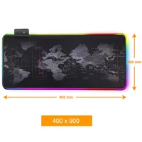 RGB Mouse Pad Gaming Mousepad Gamer Large Desk Backlit Mats Computer Led Carpet Surface For The Mause Ped Xl Deskpad Protector|Desk Pads & Blotters