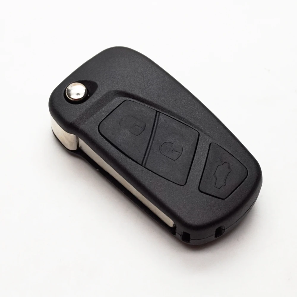 Cocolockey Replacement Flip Car Key Shell for Ford KA MK2 Remote Fob 3 Button 2008 -