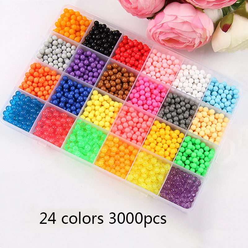 4400pcs 2.6mm Hama Beads Storage box packaging Kids Fun Craft DIY  Handmaking perler Fuse Beads Creative Educational Toys