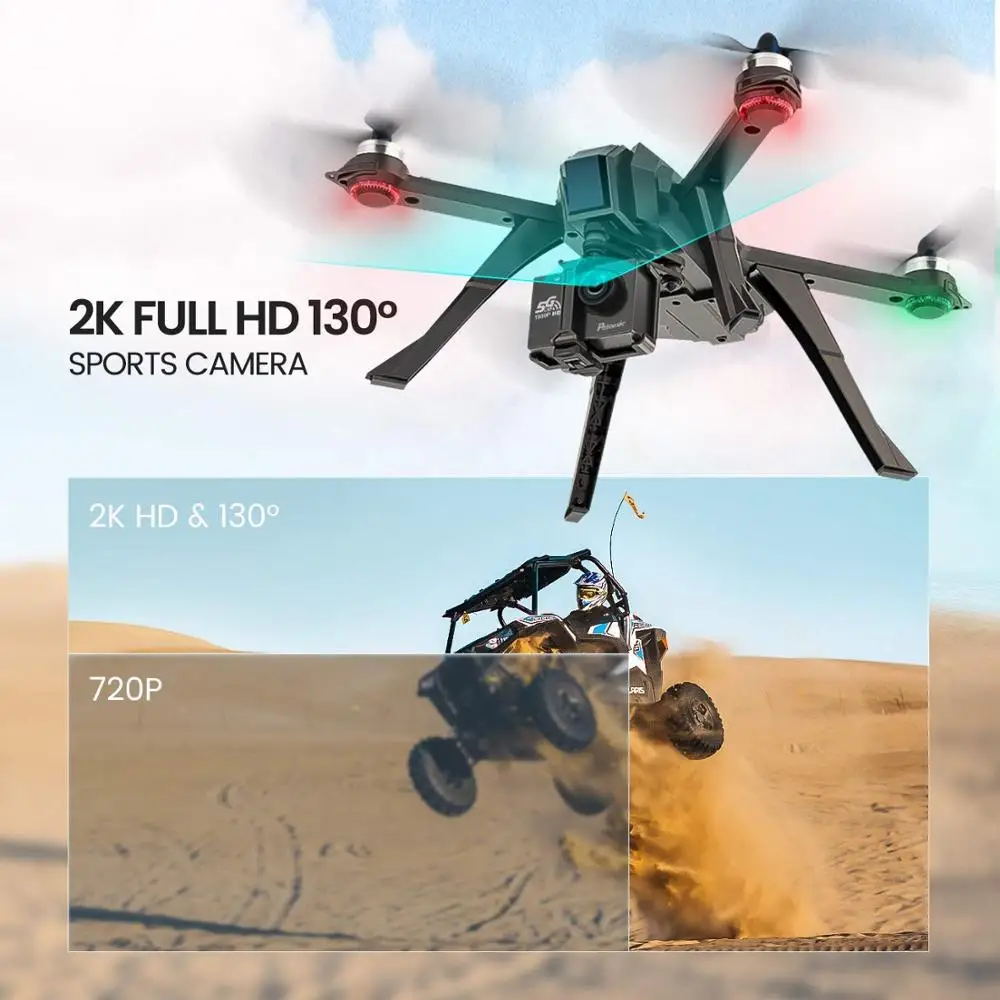 Potensic D85 gps Дрон с 2K FPV камерой 5G WiFi видео бесщеточный Квадрокоптер с переносной чехол для селфи Дрон для взрослых
