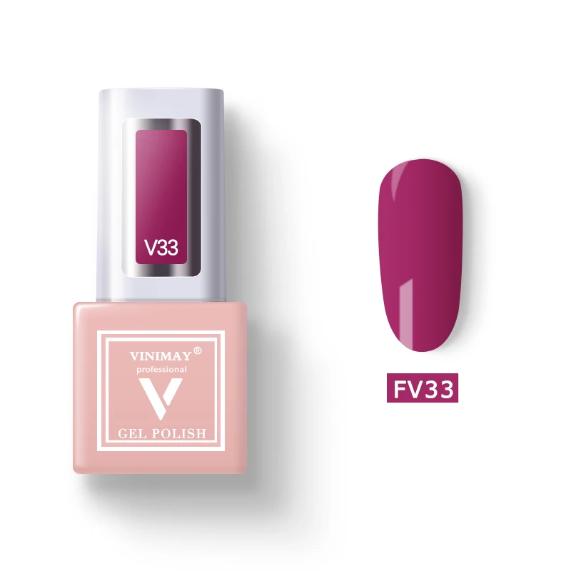 VINIMAY 60 Цветной Гель-лак для ногтей vernis полуперманентный УФ-гель лак-праймер впитывающий Гель-лак для ногтей Полировочный Гель для маникюра - Цвет: FV33