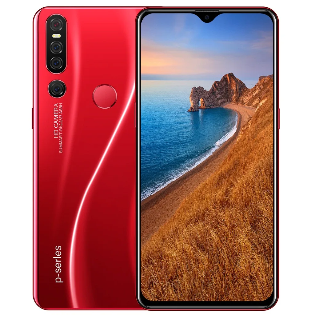 B P30 Pro четырехъядерный 6,3 дюймовый дропшиппинг экран Android 9,1 2G+ 3 2G gps 3g звонок смартфон Прямая поставка - Цвет: B