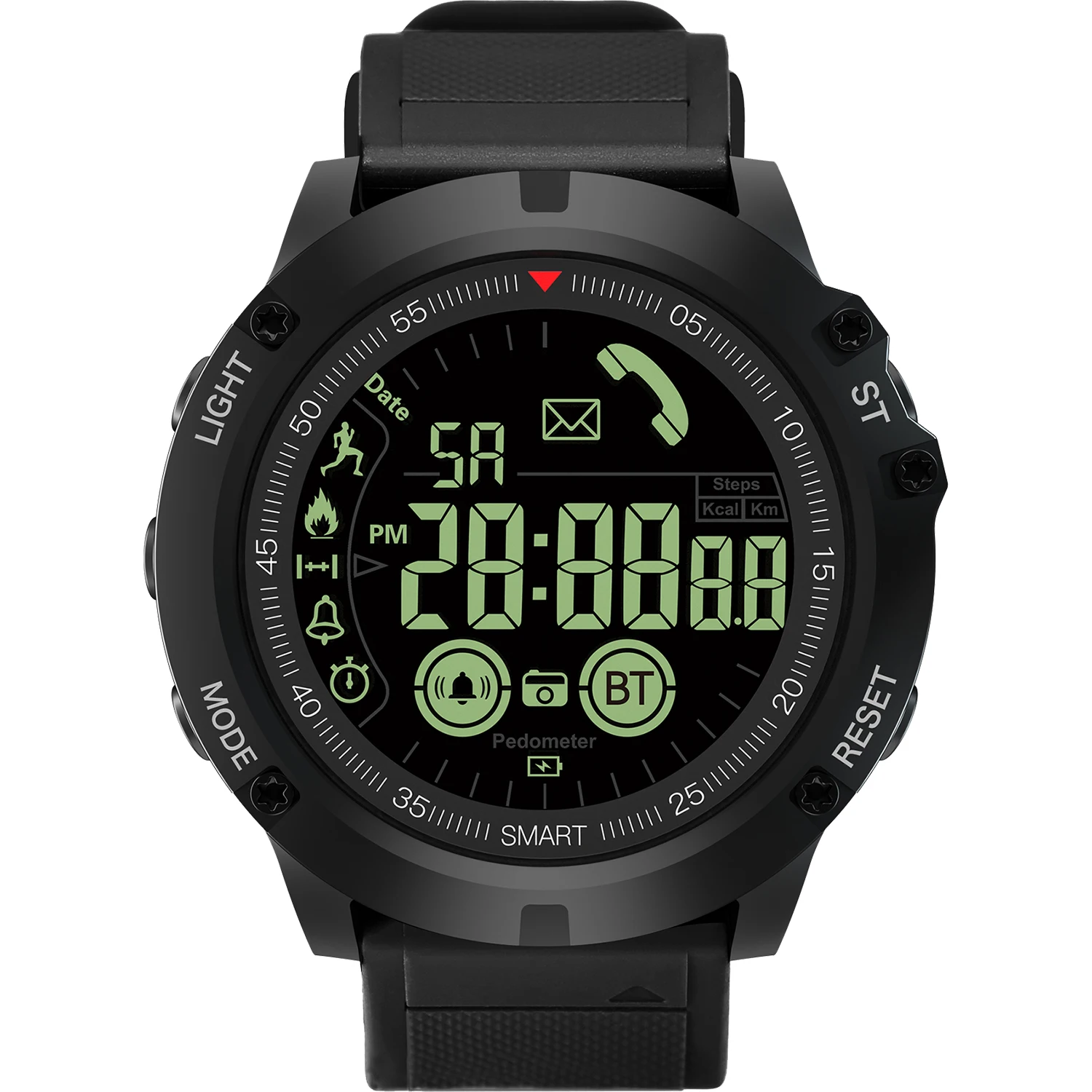 

Smart Watch Fitness Tracker Band 24h All-Weather Monitoring Bluetooth Band Watch 5 for Android IOS Apple Phone