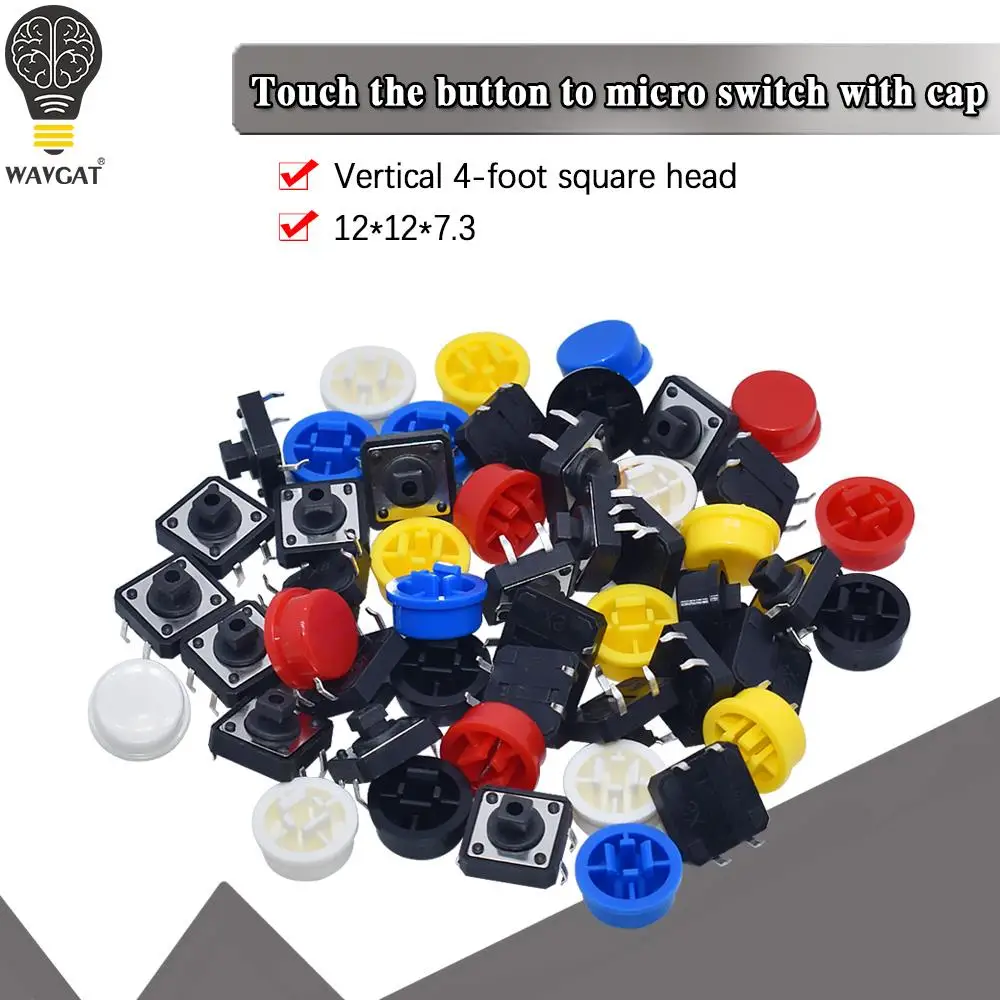 WAVGAT-12X12MM-Big-key-module-Big-button-module-Light-touch-switch ...