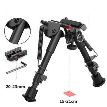 

Tactical Support bipod carbon fiber material 6~9 Inch Tripod Joint Camera Converter 20mm weaver picatinny Accessories