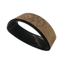 Дизайн, овальное колесо для йоги, деревянная пробка, круг для пилатеса, йоги, сильный, удобный, Dharma, колесо для йоги, для инверсии и загибов