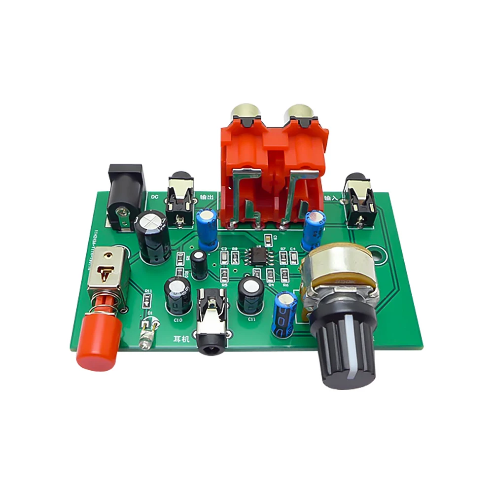 AIYIMA NE5532 Audio Signal Amplifier Preamplifier Gain 20db Stereo Amp Headphone Amplifiers With Volume Adjustment