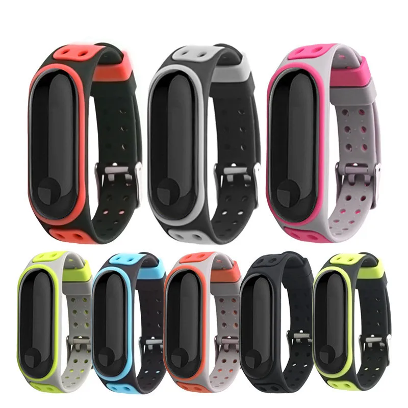 Mi Band 4 ремешок сменный Браслет для часов Xiaomi mi band 3 спортивный силиконовый браслет