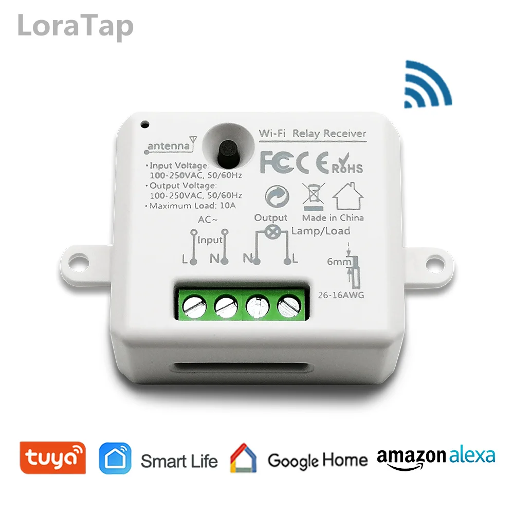 Tuya Smart Life WiFi переключатель релейный разъем модуль выключатель дистанционное