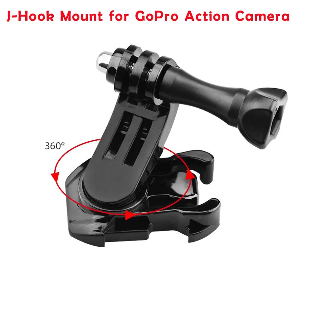 Nuovo Per Dji Osmo Action 360 Gradi Di Rotazione Fibbia A Sgancio Rapido Verticale Surface J-Hook Mount Per Gopro Azione Macchina Fotografica