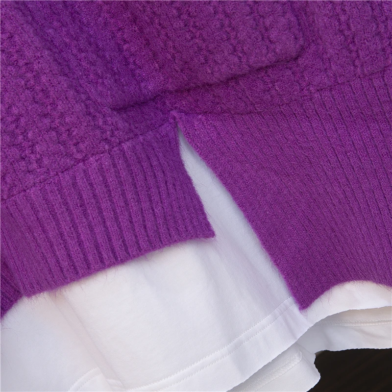 ARCSINX, женский свитер размера плюс, 3XL, 4XL, XXL, модный, корейский стиль, Pull Femme, Повседневный, осень, зима, длинный рукав, пуловер для женщин