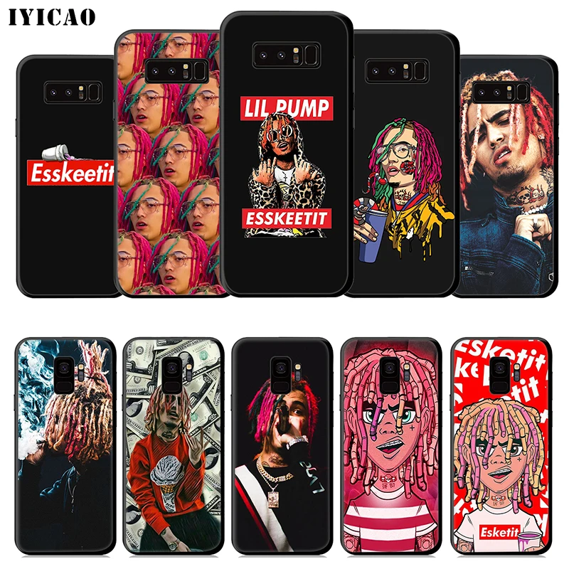 IYICAO лиловый насос раппер мягкий чехол для samsung Galaxy S10e S10 S9 S8 Plus S6 S7 Edge Note 10 9 8 TPU |