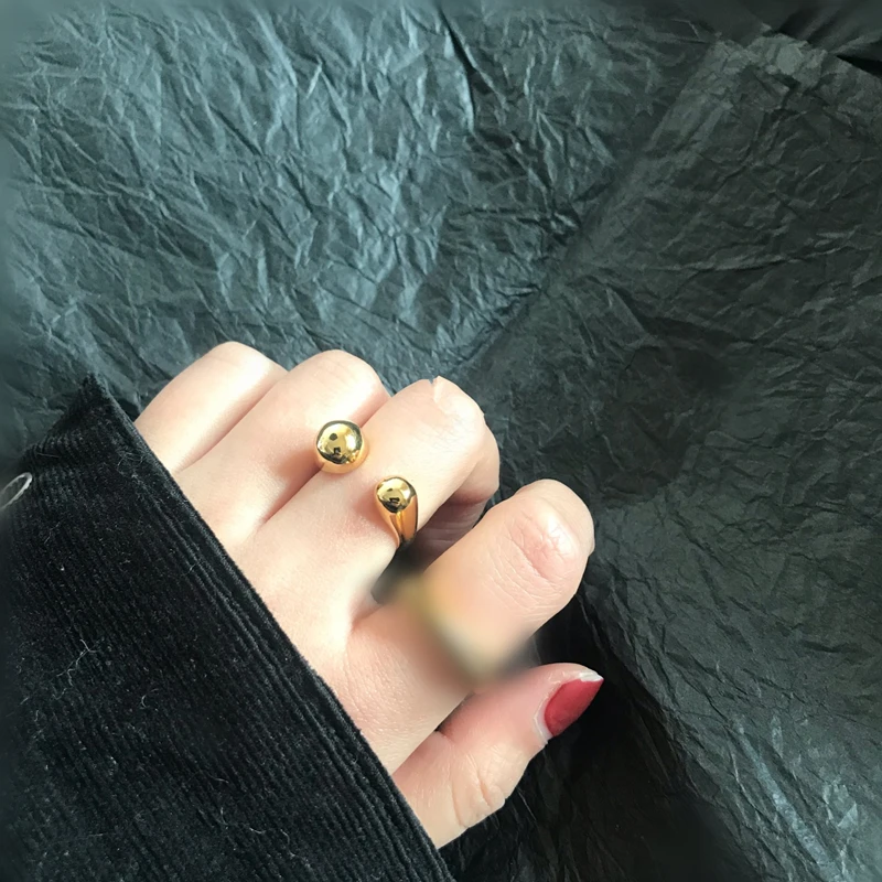 18K Gold Plated Adjustable Ring Image 3