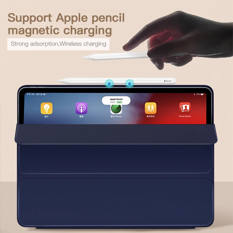 Benks для iPad Pro 12,9 дюйма, защитный чехол, смарт-чехол, пробуждение/сон, полный экран, ПУ, Магнитный футляр, слот, флип-чехол