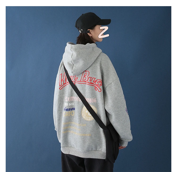 Sudaderas mujer ropa mujer осенние толстовки женские пуловеры с принтом топы зимние женские модные толстовки Harajuku