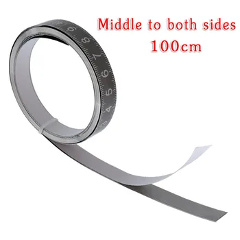 

High Precision Cylinders Wall Woodwork Ruler Measurement Carpenters Workshop Tool Stainless Steel Sticky