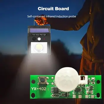 

3.7V Solar Lamp Circuit Board Control Sensor Night Light Controller Module Infrared Induction Solar Panel Circuit Board