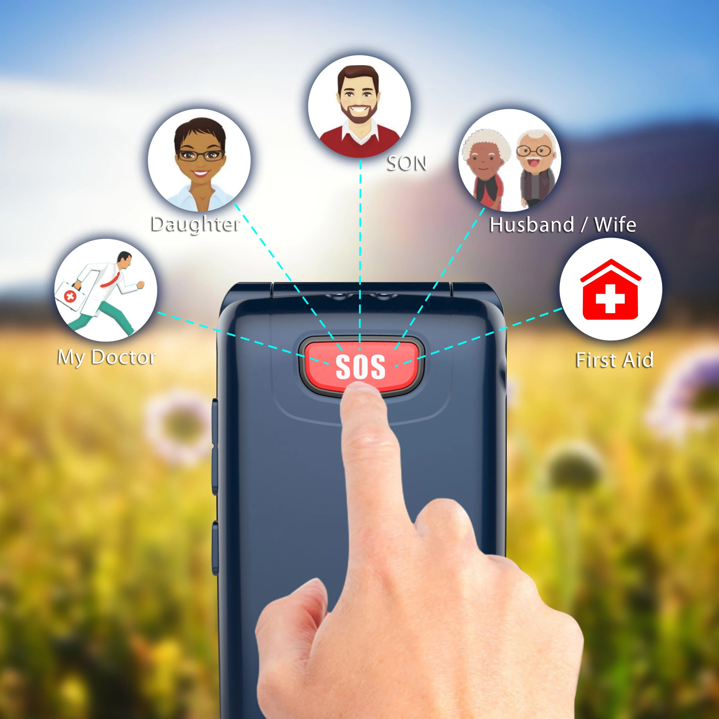 Smart 4G GPS WI-FI Trace Location Adult Student