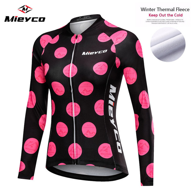 Thermal Fleece Cycling Jersey Long Sleeve 2019 Bike Shirt Reflective maillot ciclismo Downhill Cycling Shirt MTB Jersey