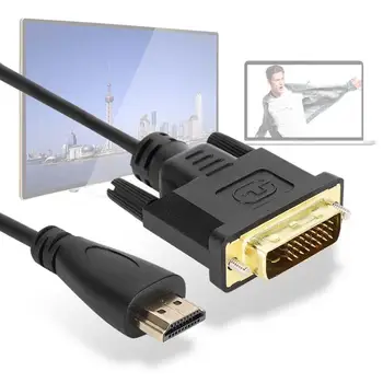 

PVC Black Lightweight DVI24+1 to for HDMI Needle Type High Definition Adapter Cable for LCD/DVD/HDTV/XBOX