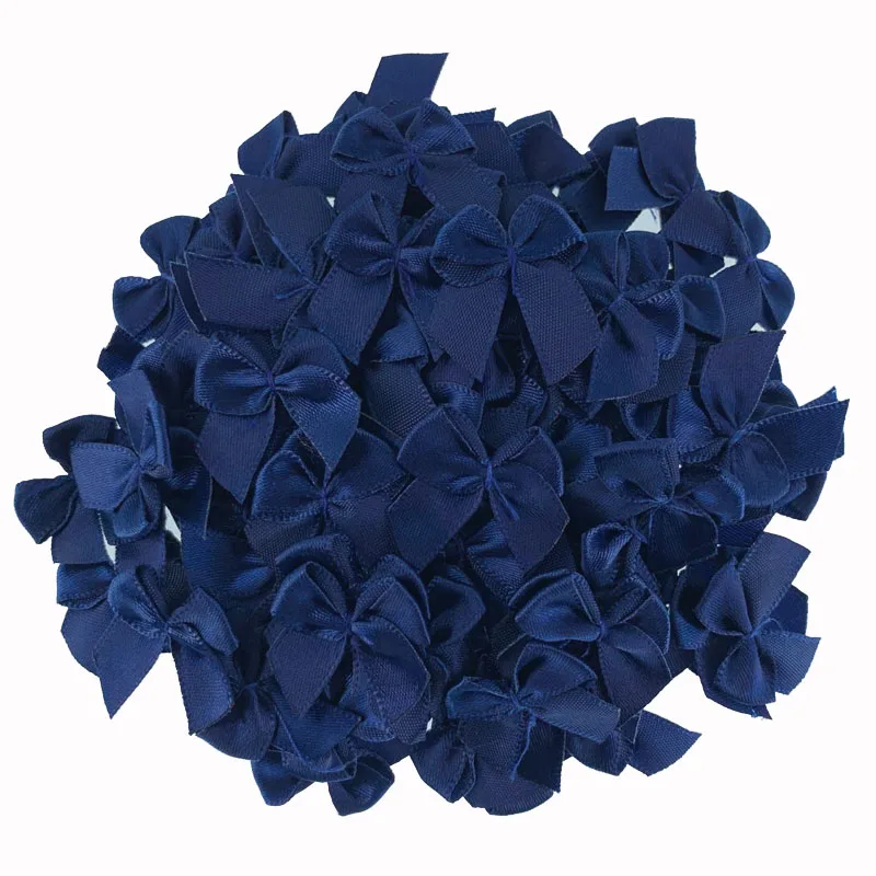 Handmade Mini Satin Ribbons Bow 50Pcs for Christmas Bows Gift Craft Wedding Party satin ribbons,satin ribbon,ribbon supplies,sewing ribbon,ribbon decoration,christmas ribbon