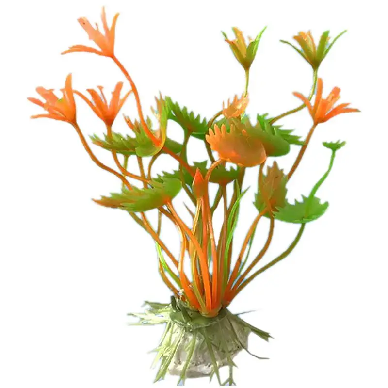 

Hot Artificial Aquatic Plant Realistic Artificial Underwater Plant Fish Tank Decor Ornament Decoration Accessory For home decor