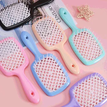 

1pcs Wide Teeth Air Cushion Combs Women Scalp Massage Comb Hair Brush Hollowing Out Home Salon DIY Hairdressing Tool