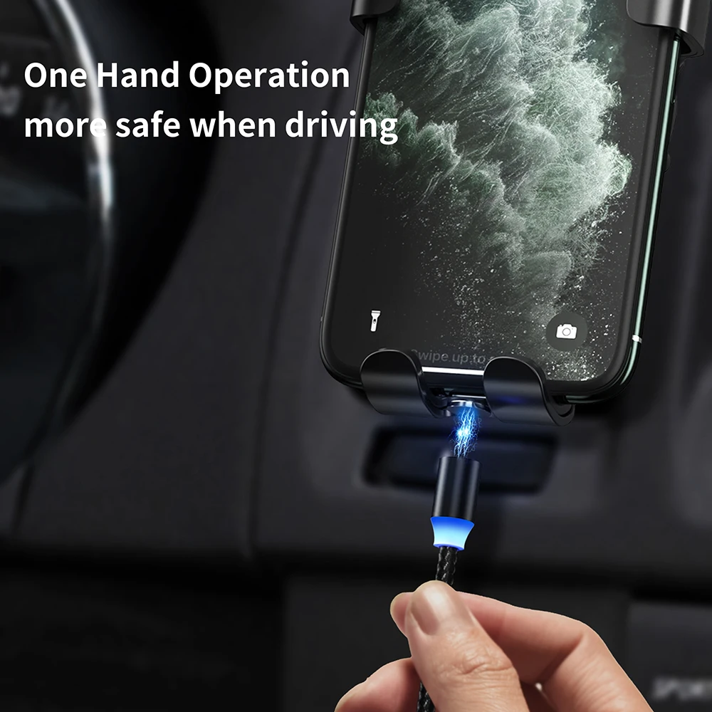 Магнитный зарядный кабель 360 LED для iPhone XR магнитное зарядное устройство