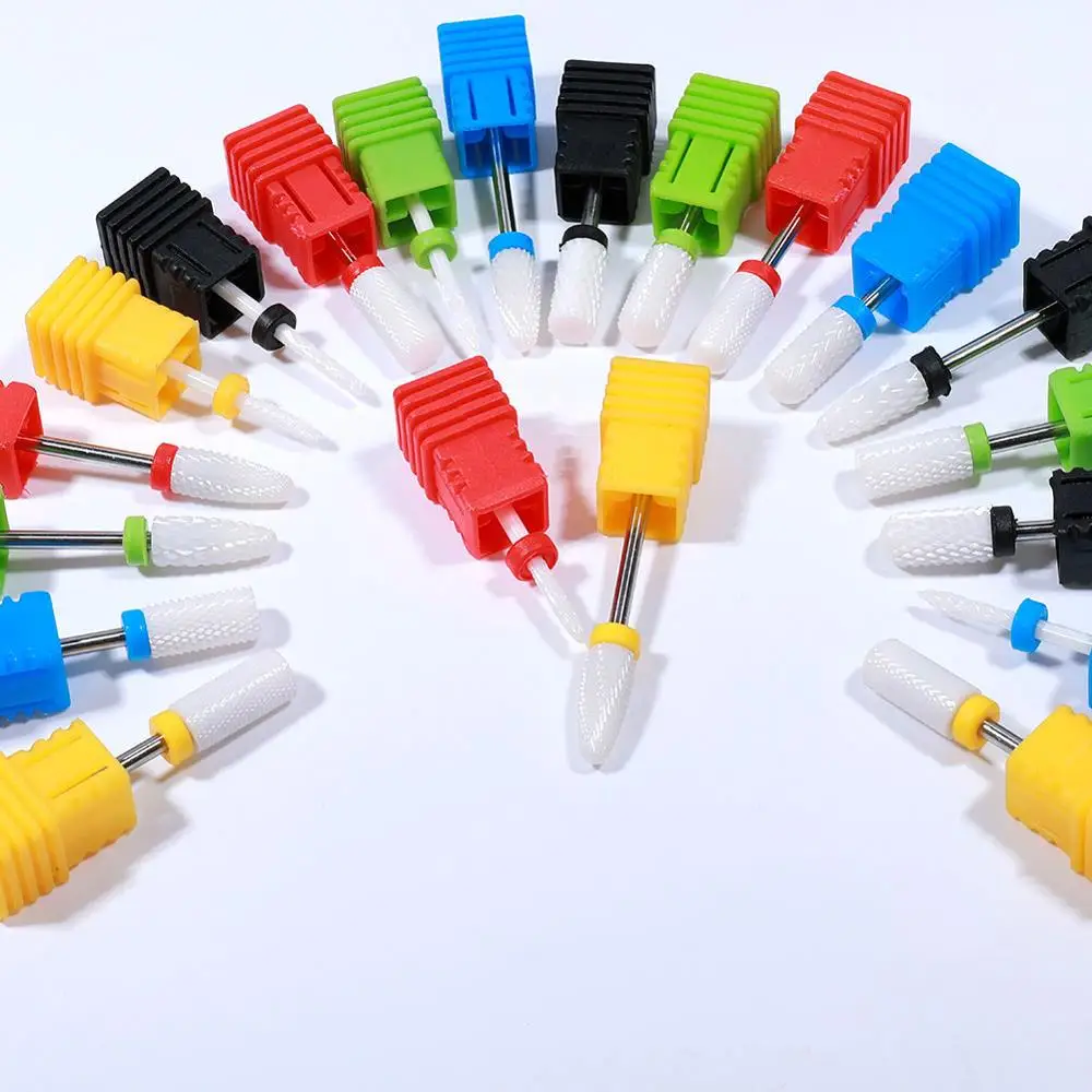 

Milling Cutter For Manicure Ceramic Mill Manicure Machine Set Cutter For Pedicure Electric Nail Files Nail Drill Bit