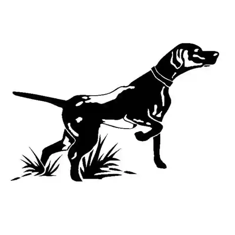 Pegatina Hunt Dog Decal Hunting Dog Shotgun Sticker Hollow Sticker Hunter Car Window Vinyl Decal Funny Poster Motorcycle