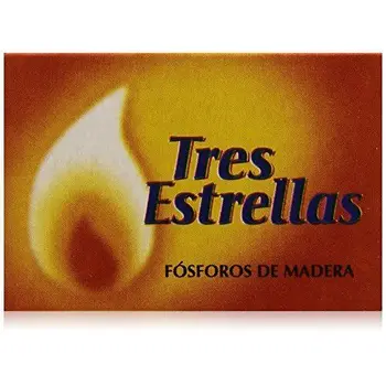 

TRES ESTRELLAS - Cerillas Fumador 10 Packs 40 Uds