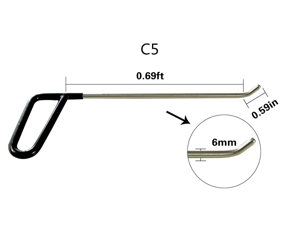 Инструменты для ремонта вмятин на автомобиле набор крючков инструменты Толкатель с клин для окна-идеально подходит для дверей Dings ремонт града и инструмент для удаления вмятин