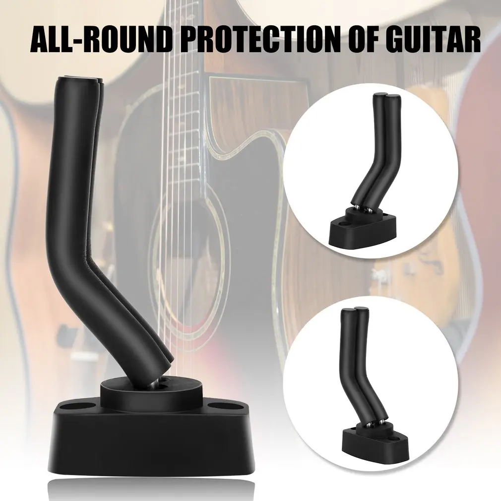 Wall Mount Guitar Hanger Hook Non-slip Holder for Electric Acoustic Guitars Bass Banjo Ukulele String Instrument