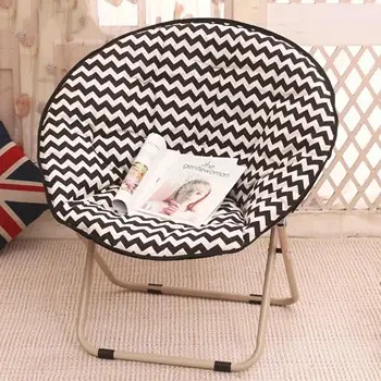

Folding moon chair lazy sun lounger radar chair recliner lunch break chair simple leisure chair