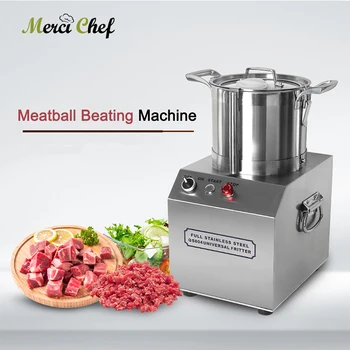 

ITOP 4L Meatball Beating Machine Multifunction Professional Vegetable Chopping Garlic Meat Chili Cutter Grinder 1400R Per Min