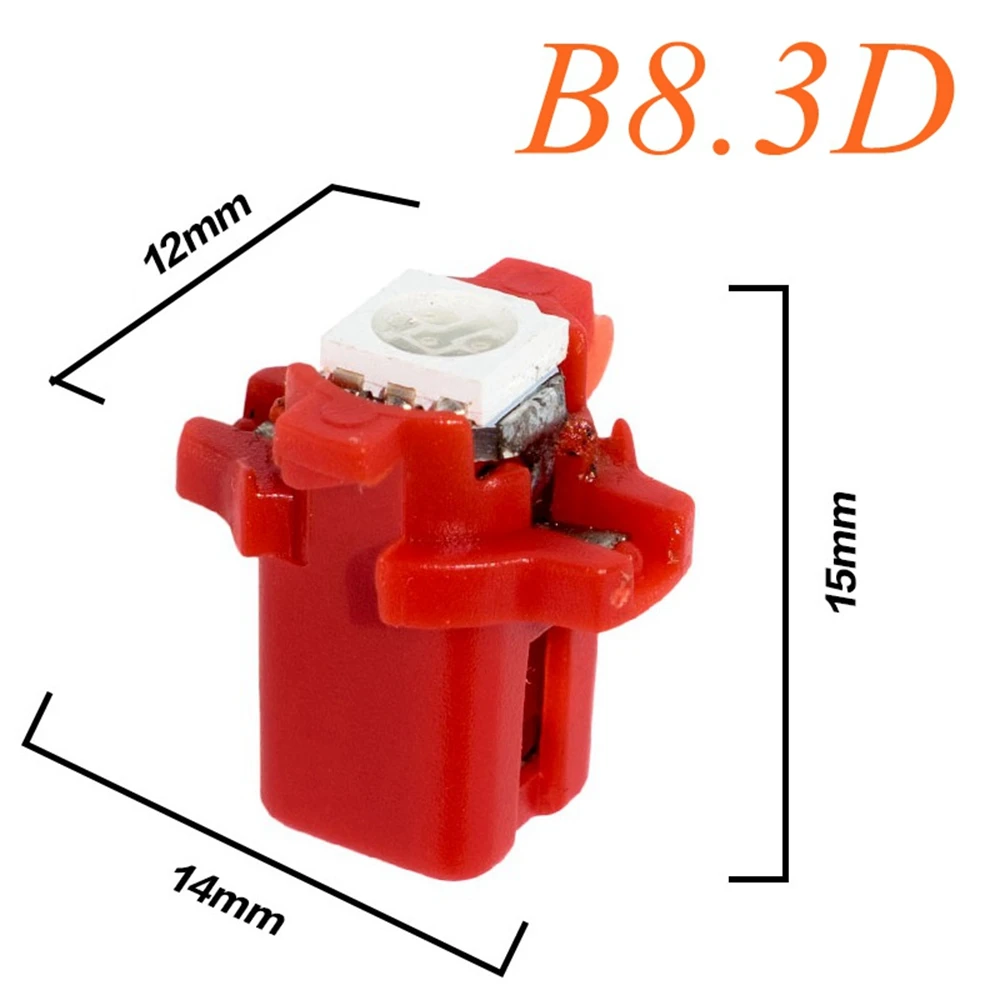 10Pcs T3 T4.2 T4.7 T5 B8.5D B8.4D B8.3D Led   ڵ    Ʈ ī г  speedo  