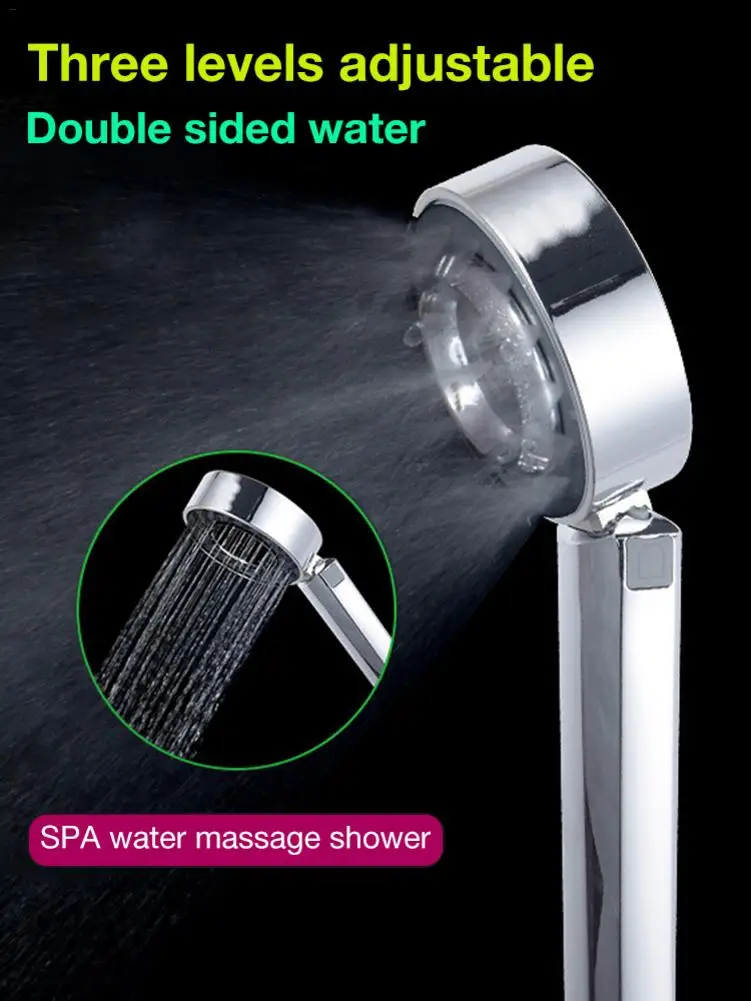 Лейка для душа высокого давления ручной распылитель с одной кнопкой