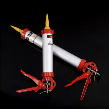 

600ML Barrel Type Soft Silicone Glue Machine Manual Thickening Aluminum Alloy Structure Glue Maker